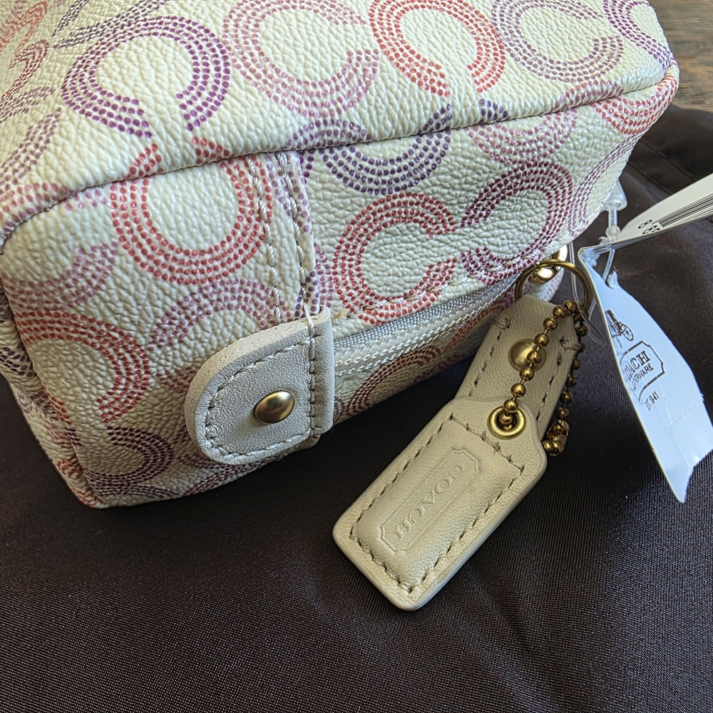 Coach Multicolor Signature Cosmetic Bag - Picture 2 of 11